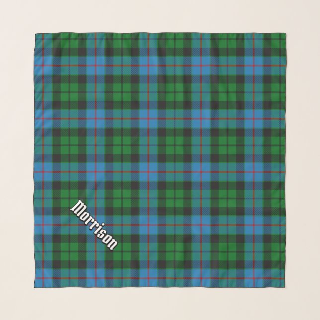 Clan Morrison Hunting Tartan Scarf (Front (Horizontal))