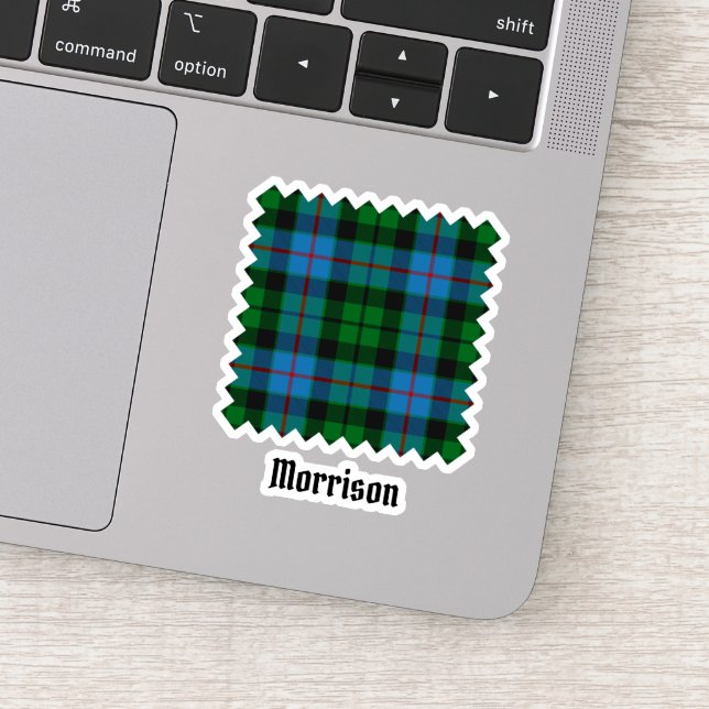 Clan Morrison Hunting Tartan Sticker (Detail)