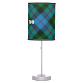 Clan Morrison Hunting Tartan Table Lamp (Front)