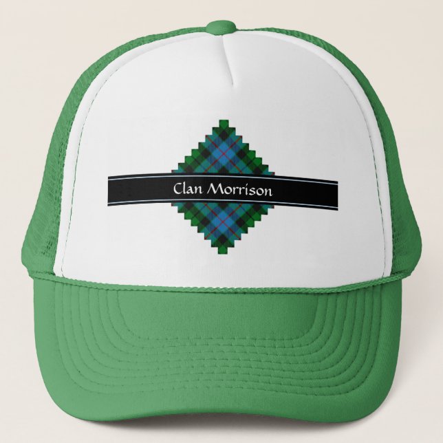 Clan Morrison Hunting Tartan Trucker Hat (Front)