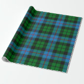 Clan Morrison Hunting Tartan Wrapping Paper (Unrolled)