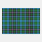 Clan Morrison Hunting Tartan Wrapping Paper Sheets (Front)