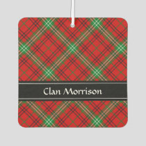 Clan Morrison Red Tartan Air Freshener