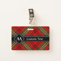 Clan Morrison Red Tartan Badge