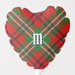 Clan Morrison Red Tartan Balloon