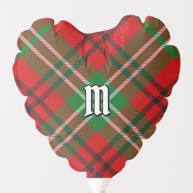 Clan Morrison Red Tartan Balloon (Front)