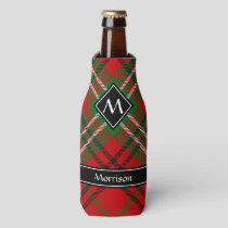 Clan Morrison Red Tartan Bottle Cooler