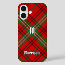 Clan Morrison Red Tartan Case-Mate iPhone Case