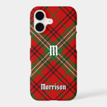 Clan Morrison Red Tartan iPhone 17 Case