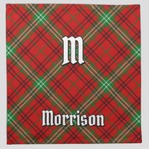 Clan Morrison Red Tartan Cloth Napkin