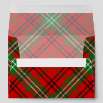Clan Morrison Red Tartan Envelope