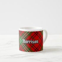 Clan Morrison Red Tartan Espresso Cup
