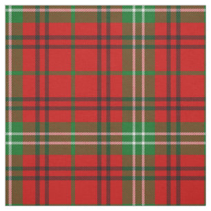 Clan Morrison Red Tartan Fabric