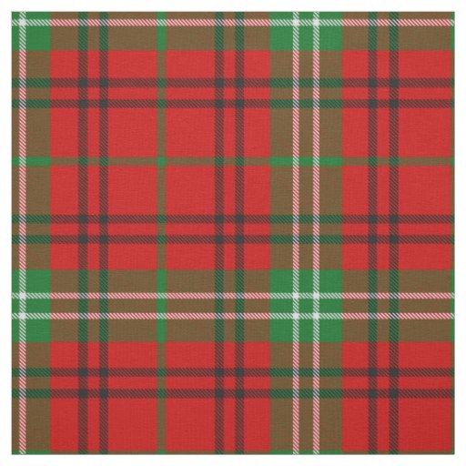 Clan Morrison Red Tartan Fabric