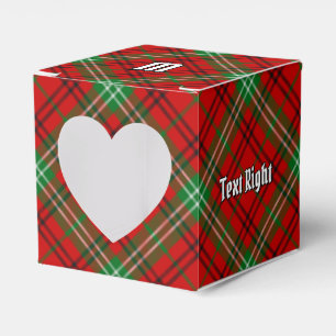 Clan Morrison Red Tartan Favor Box