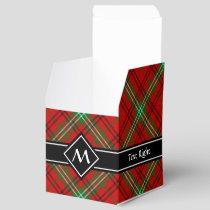 Clan Morrison Red Tartan Favor Box