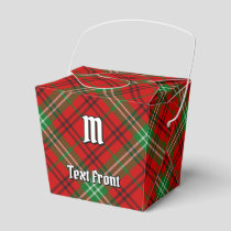 Clan Morrison Red Tartan Favor Box