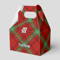 Clan Morrison Red Tartan Favor Box