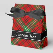 Clan Morrison Red Tartan Favor Box