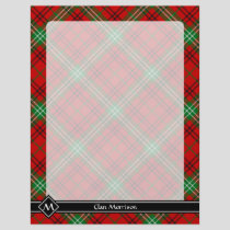 Clan Morrison Red Tartan Flyer