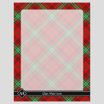 Clan Morrison Red Tartan Flyer