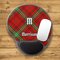 Clan Morrison Red Tartan Gel Mouse Pad