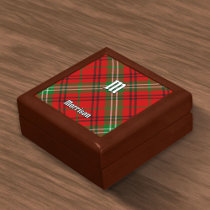 Clan Morrison Red Tartan Gift Box