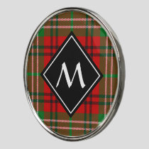Clan Morrison Red Tartan Golf Ball Marker