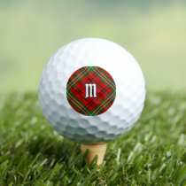 Clan Morrison Red Tartan Golf Balls