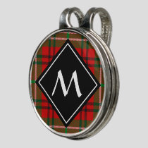 Clan Morrison Red Tartan Golf Hat Clip