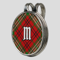 Clan Morrison Red Tartan Golf Hat Clip