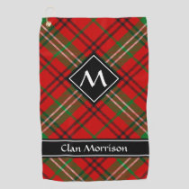 Clan Morrison Red Tartan Golf Towel