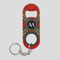 Clan Morrison Red Tartan Keychain Bottle Opener