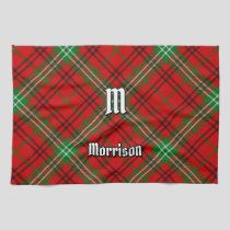 Clan Morrison Red Tartan Kitchen Towel