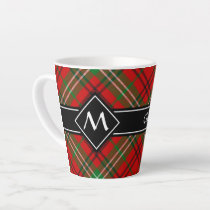 Clan Morrison Red Tartan Latte Mug