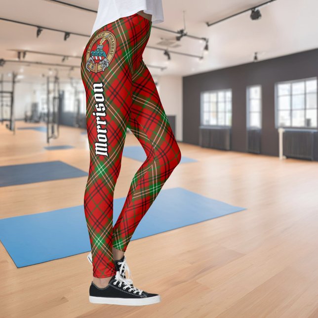 Clan Morrison Red Tartan Leggings (Creator Uploaded)