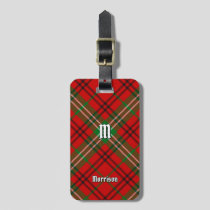 Clan Morrison Red Tartan Luggage Tag