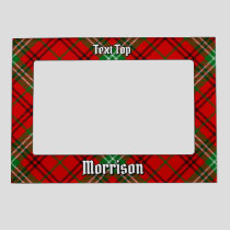 Clan Morrison Red Tartan Magnetic Frame