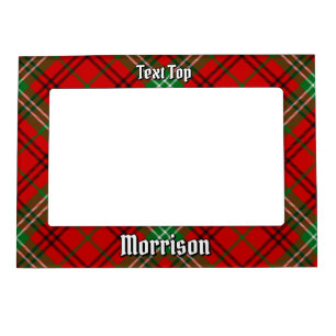 Clan Morrison Red Tartan Magnetic Frame