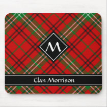 Clan Morrison Red Tartan Mouse Pad