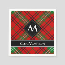 Clan Morrison Red Tartan Napkins