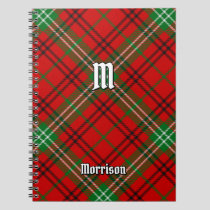 Clan Morrison Red Tartan Notebook