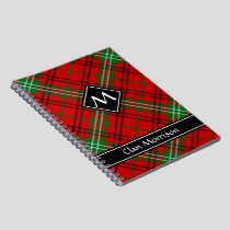 Clan Morrison Red Tartan Notebook