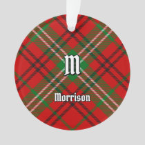 Clan Morrison Red Tartan Ornament