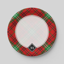 Clan Morrison Red Tartan Paper Plates
