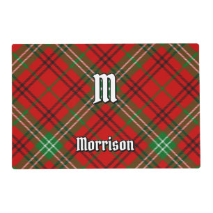 Clan Morrison Red Tartan Placemat