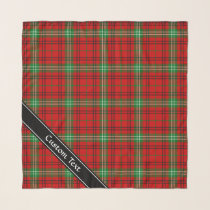 Clan Morrison Red Tartan Scarf