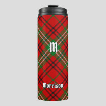 Clan Morrison Red Tartan Thermal Tumbler