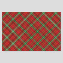 Clan Morrison Red Tartan Tissue Paper