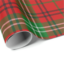 Clan Morrison Red Tartan Wrapping Paper